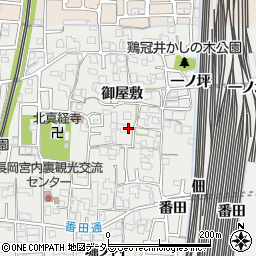京都府向日市鶏冠井町東井戸38周辺の地図
