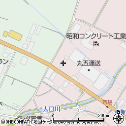 滋賀県甲賀市土山町市場361周辺の地図