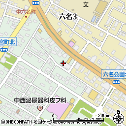 ワキタ商会岡崎営業所周辺の地図