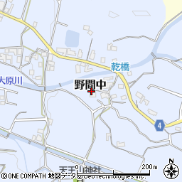 大阪府豊能郡能勢町野間中179周辺の地図