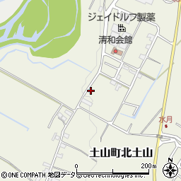 滋賀県甲賀市土山町北土山2757周辺の地図