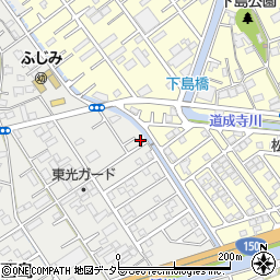 静岡県静岡市駿河区西島361-5周辺の地図
