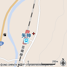 岡山県新見市哲西町矢田85周辺の地図