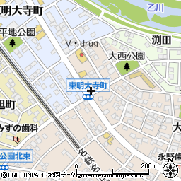 金沢商店周辺の地図