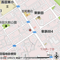 アイケアあいの街東新田周辺の地図