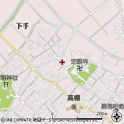 愛知県安城市高棚町郷104周辺の地図