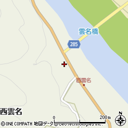 静岡県浜松市天竜区西雲名157周辺の地図