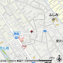 静岡県静岡市駿河区西島518周辺の地図