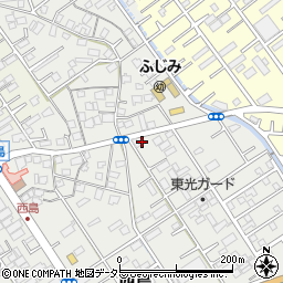 静岡県静岡市駿河区西島492-5周辺の地図