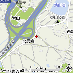 愛知県知多郡阿久比町卯坂北元倉36周辺の地図