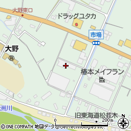 株式会社和晃　滋賀工場周辺の地図