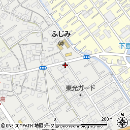 静岡県静岡市駿河区西島462-8周辺の地図