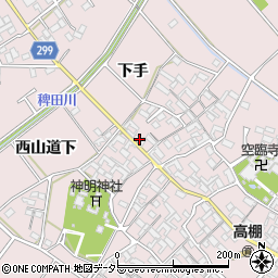 愛知県安城市高棚町郷16周辺の地図