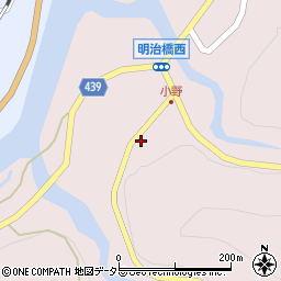 愛知県新城市大野小野周辺の地図