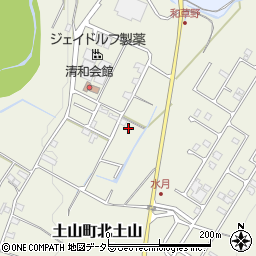 滋賀県甲賀市土山町北土山2808周辺の地図