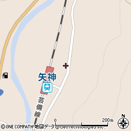 岡山県新見市哲西町矢田87周辺の地図