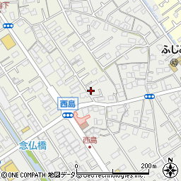 静岡県静岡市駿河区西島522周辺の地図