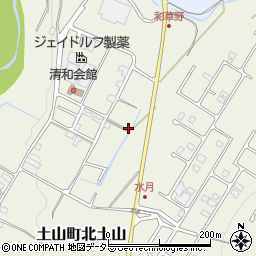 滋賀県甲賀市土山町北土山2805周辺の地図