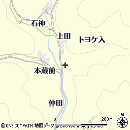 愛知県岡崎市蓬生町トヨケ入3周辺の地図