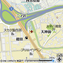 愛知県岡崎市大平町天神前5周辺の地図