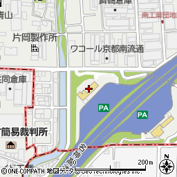 名神高速道路　桂川ＰＡ上り周辺の地図