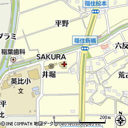愛知県知多郡阿久比町福住井堀47周辺の地図