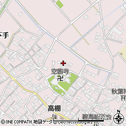愛知県安城市高棚町郷116周辺の地図