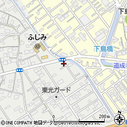 静岡県静岡市駿河区西島450-8周辺の地図