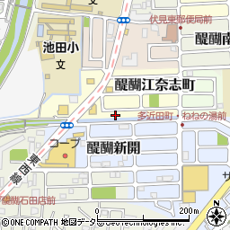 京都府京都市伏見区醍醐江奈志町10-102周辺の地図