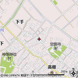 愛知県安城市高棚町郷58周辺の地図