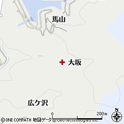 愛知県岡崎市丸山町大坂周辺の地図