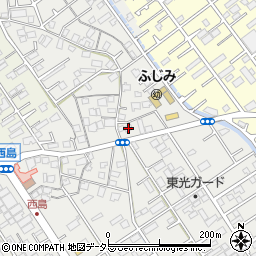 静岡県静岡市駿河区西島343-3周辺の地図