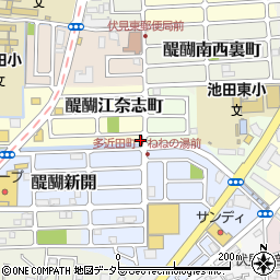 京都府京都市伏見区醍醐江奈志町10-160周辺の地図