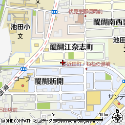 京都府京都市伏見区醍醐江奈志町10-93周辺の地図