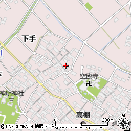 愛知県安城市高棚町郷54周辺の地図