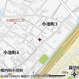 愛知県高浜市小池町3丁目12周辺の地図