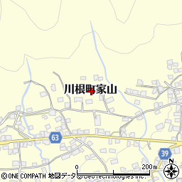 静岡県島田市川根町家山周辺の地図
