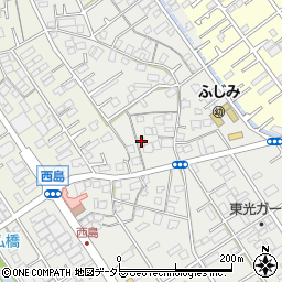 静岡県静岡市駿河区西島433周辺の地図