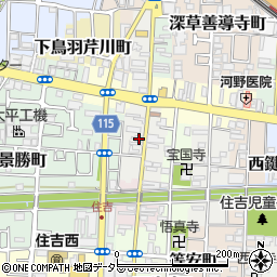 京都府京都市伏見区加賀屋町743周辺の地図