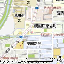 京都府京都市伏見区醍醐江奈志町10-109周辺の地図