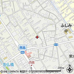 静岡県静岡市駿河区西島441-1周辺の地図