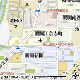 京都府京都市伏見区醍醐江奈志町10-116周辺の地図