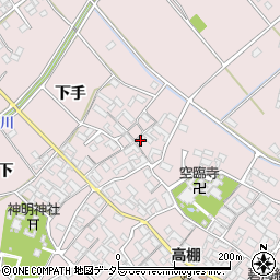 愛知県安城市高棚町郷55周辺の地図