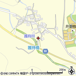 兵庫県姫路市夢前町護持971周辺の地図