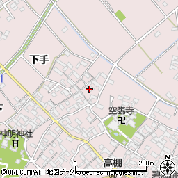 愛知県安城市高棚町郷51周辺の地図