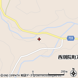 京都府亀岡市西別院町万願寺前ノ垣内周辺の地図
