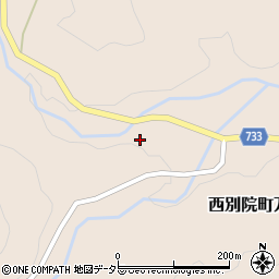 京都府亀岡市西別院町万願寺（前ノ垣内）周辺の地図