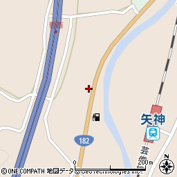 岡山県新見市哲西町矢田458-3周辺の地図