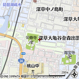 京都府京都市伏見区桃山町丹下27周辺の地図
