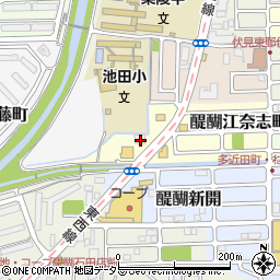 京都府京都市伏見区醍醐江奈志町5周辺の地図